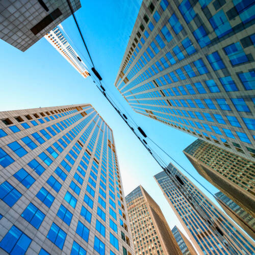 Windows of Skyscraper Business Office